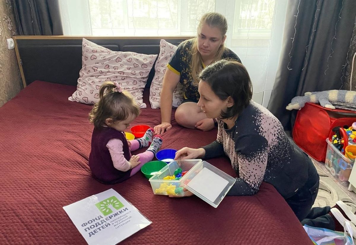 В Одоевском районе работает выездная служба ранней помощи детям