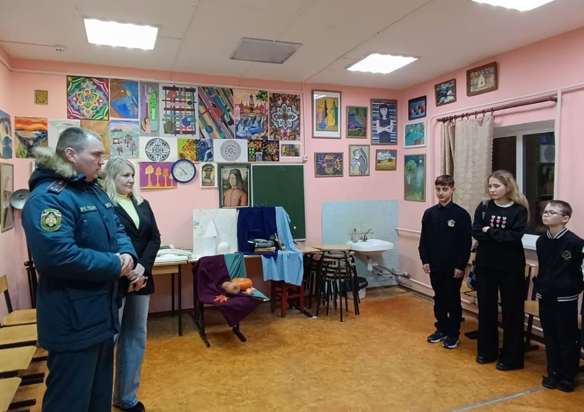 В Одоевской школе искусств прошла плановая тренировка по эвакуации