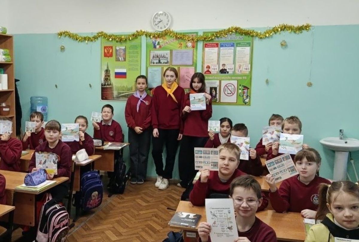 Одоевским школьникам рассказали, что зима для птиц - время суровых испытаний