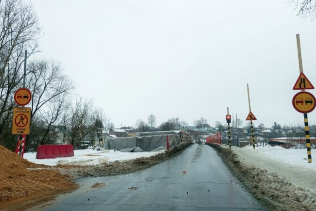 Ремонт моста на улице Урицкого в Плавске: что нового?