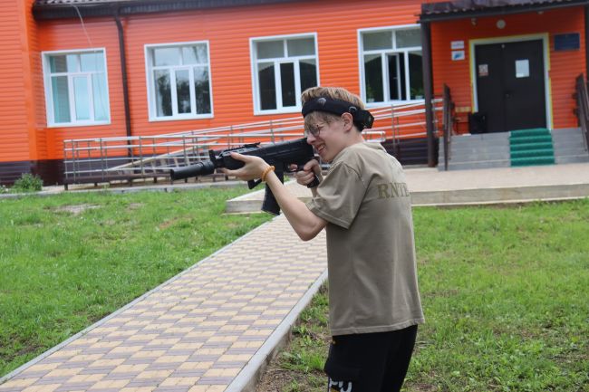 Ребята Плавского района попробовали свои силы в военно-тактической игре