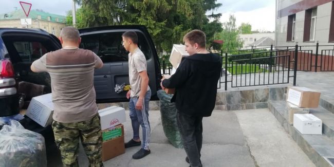 Жители Плавска продолжают помогать бойцам СВО