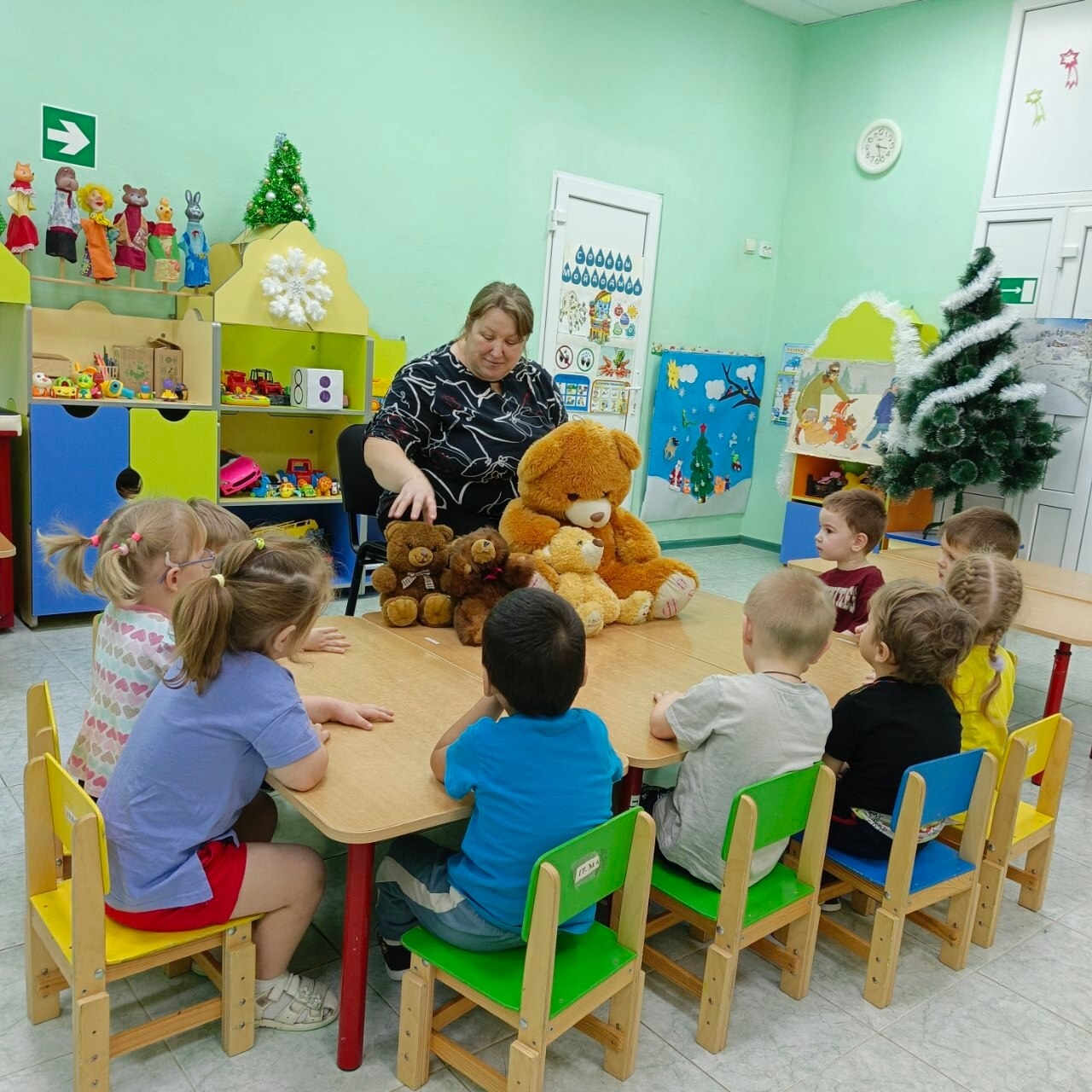 Плавские малыши познакомились с добрым символом России Плавские малыши познакомились с добрым символом России