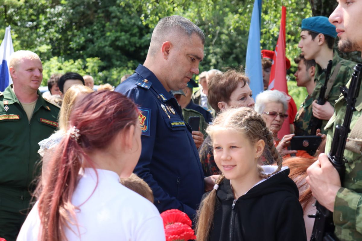 В Плавском районе увековечили память героев СВО
