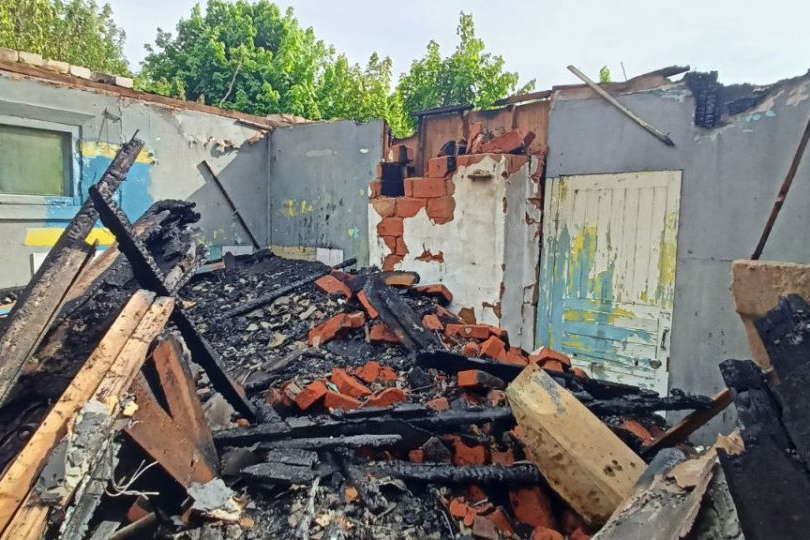 В Плавском районе ликвидирован пожар