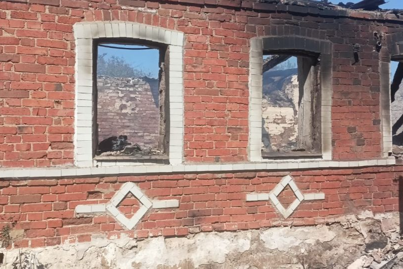 В Плавском районе ликвидирован пожар