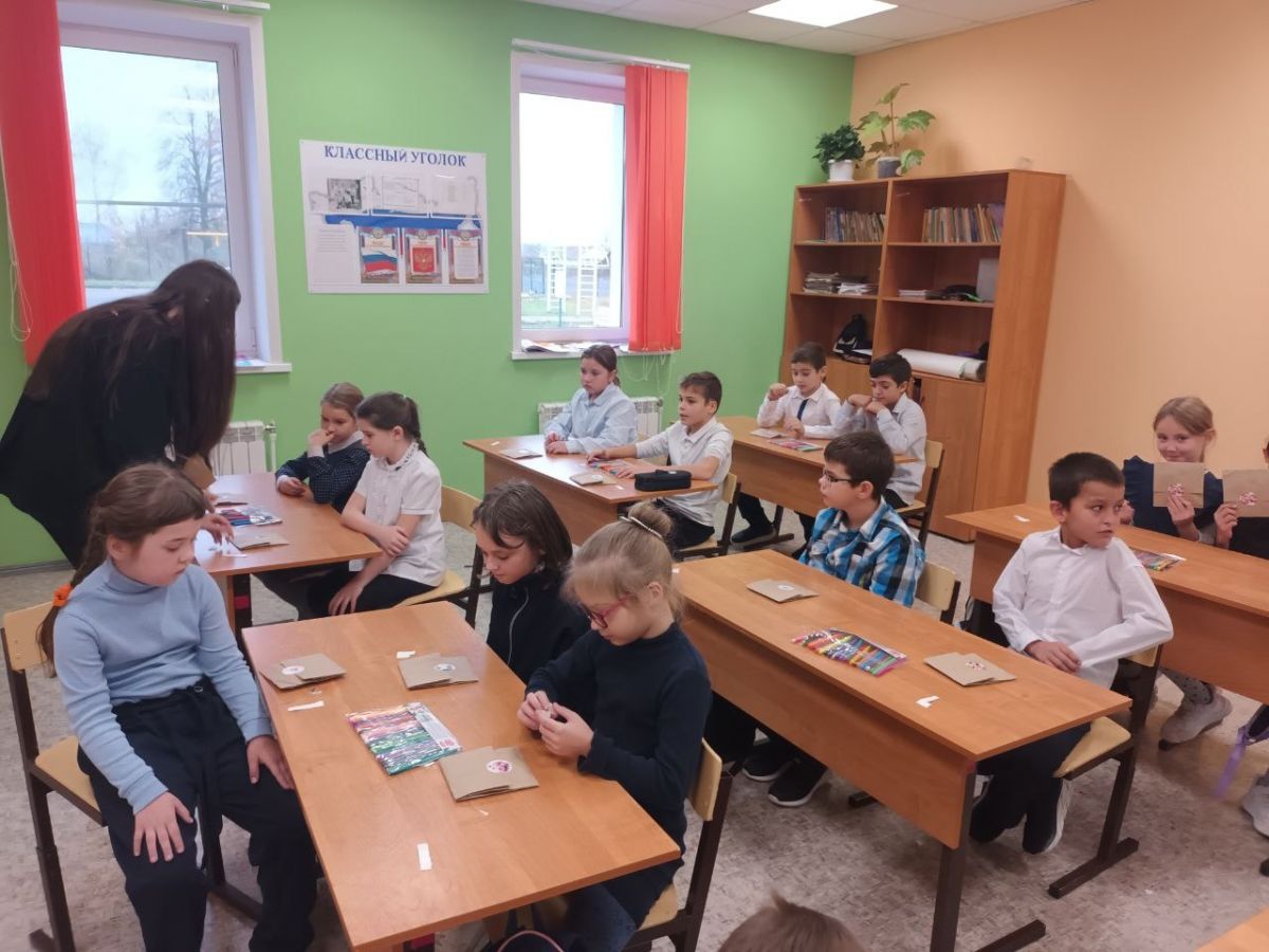 Плавские школьники черпают вдохновение из осени
