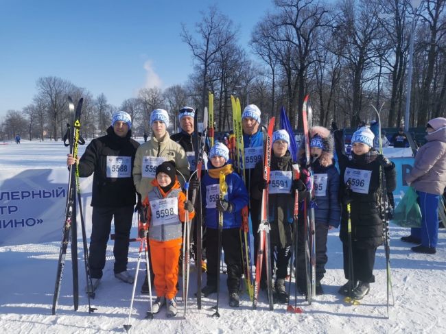 Юные лыжники спортивной школы №2 приняли участие в массовой гонке «Лыжня России - 2024»