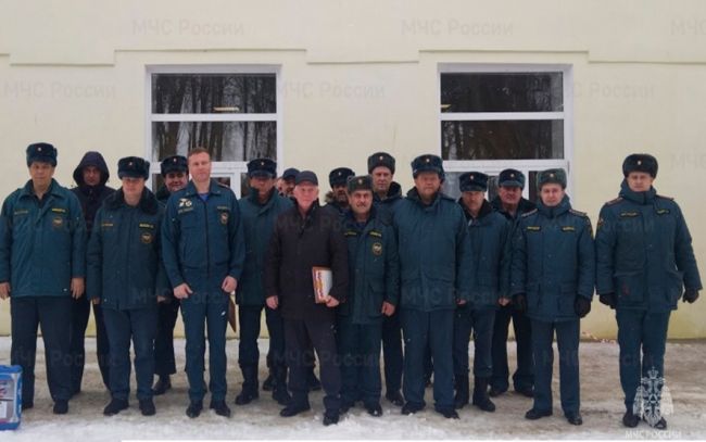 Пожарно-спасательная часть в Крапивне отметила 50 - летний юбилей
