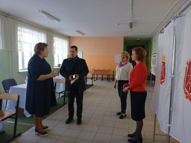Общественный штаб по наблюдению за выборами проводит мониторинг избирательных участков Щекинского района