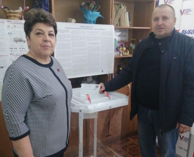 В Щекинском районе голосуют ветераны СВО
