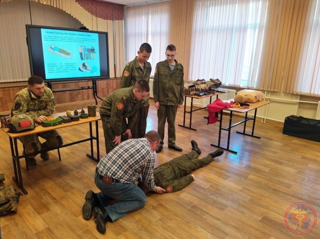 Первомайские кадеты узнали основы первой помощи