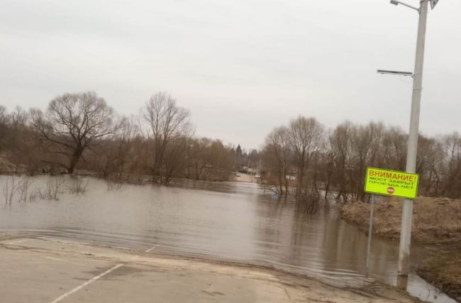 Паводок в Орлово: уровень воды  не снижается