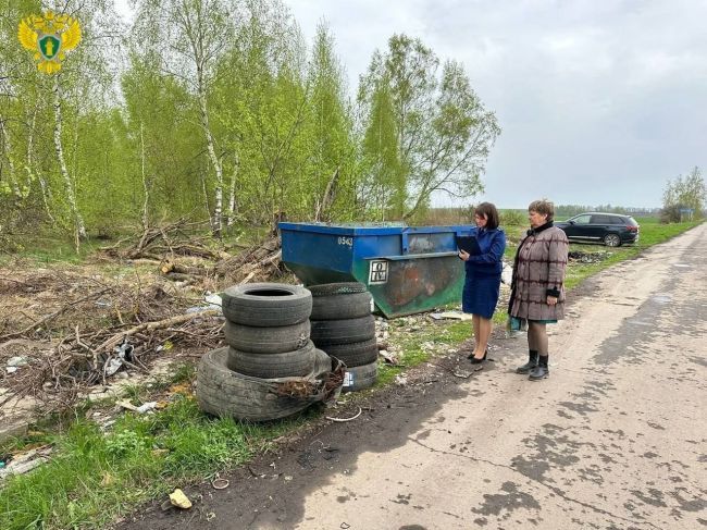 Прокуратура города Щёкино принимает меры по ликвидации несанкционированной свалки бытовых отходов