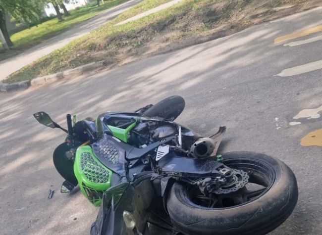 В Щекино пенсионер на иномарке сбил нетрезвого мотоциклиста
