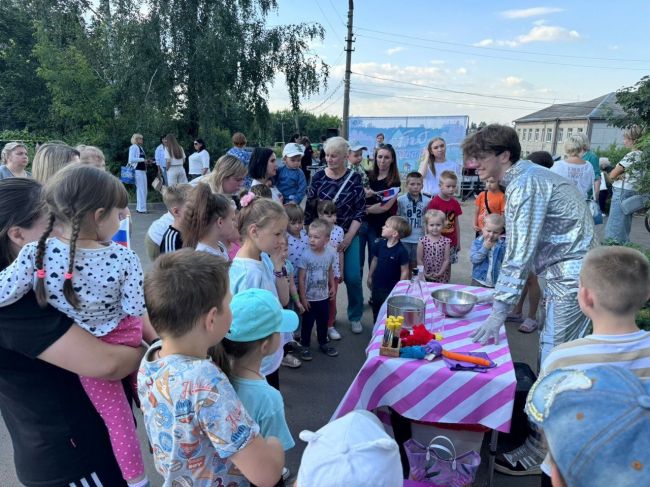 В празднике «Лето во дворах» приняла участие Щекинская библиотека