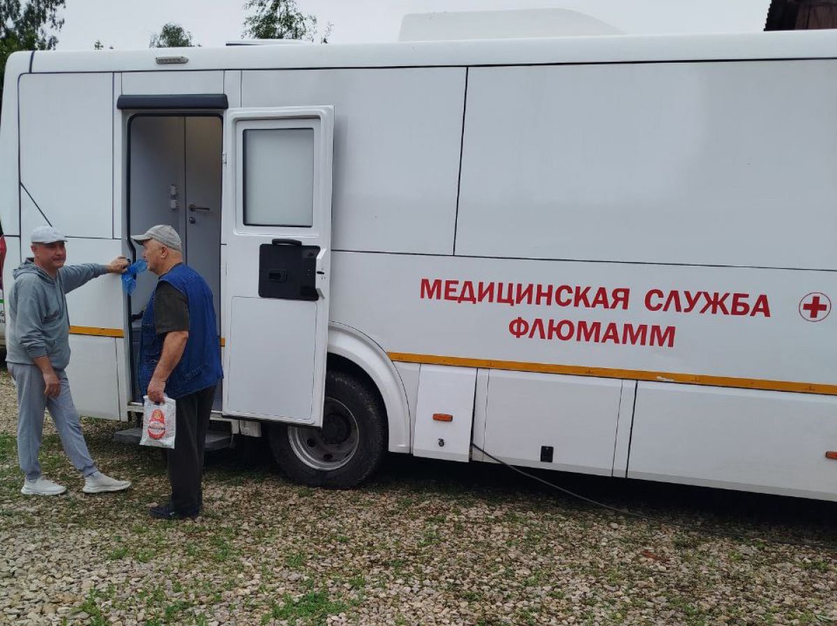 Выездная диспансеризация в Большой Тросне