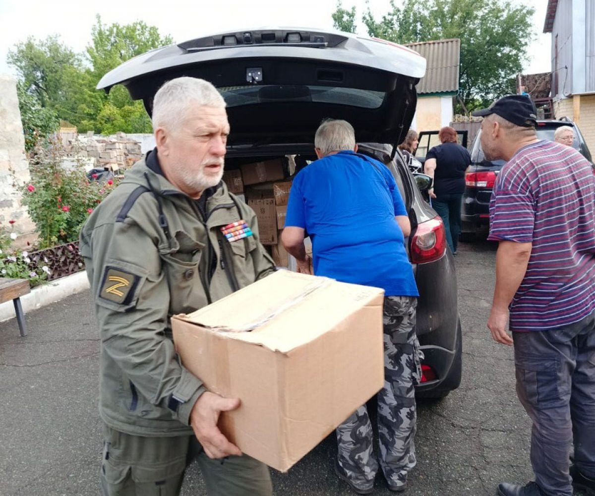 Алексинские ветераны боевых действий доставили очередной гуманитарный груз в Донбасс