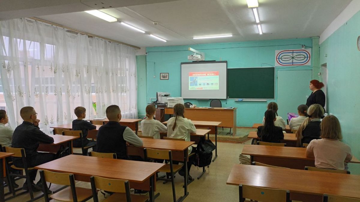 В школе №6 прошел Всероссийский открытый урок культуры безопасности