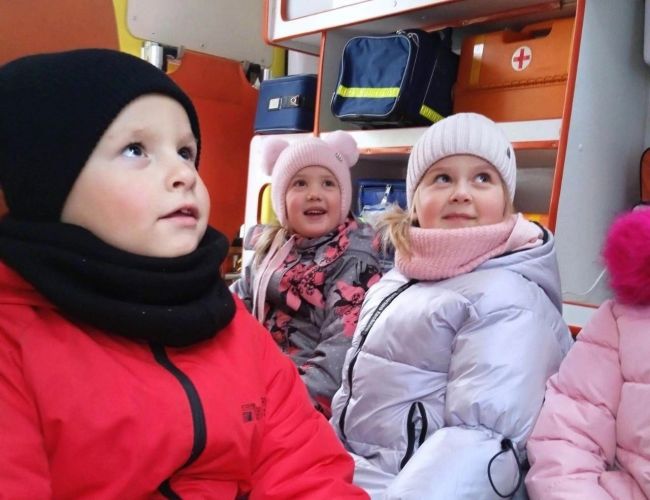 О работе скорой помощи узнали щекинские дошкольники