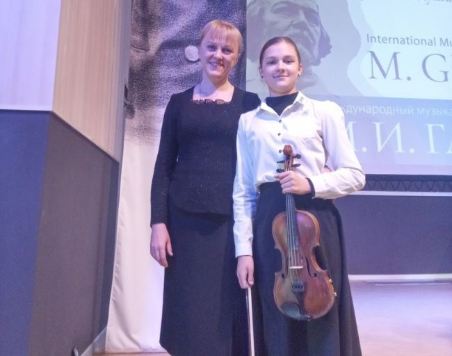 Щекинская скрипачка покорила компетентное жюри сразу трех конкурсов