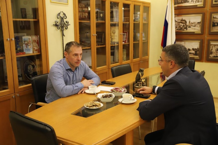 Алексей Эрк провел встречу с участником СВО Алексей Эрк провел встречу с участником СВО