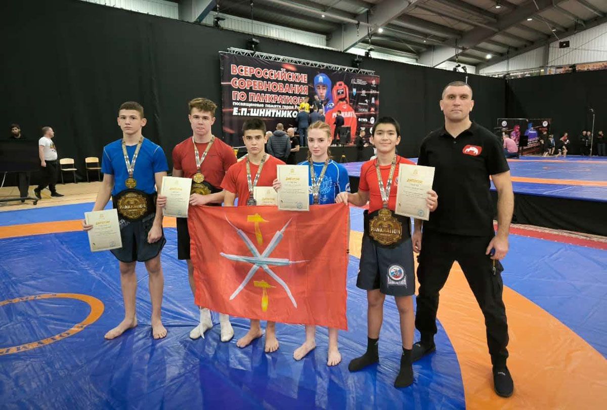 Успех щекинских спортсменов на Всероссийских соревнованиях по панкратиону