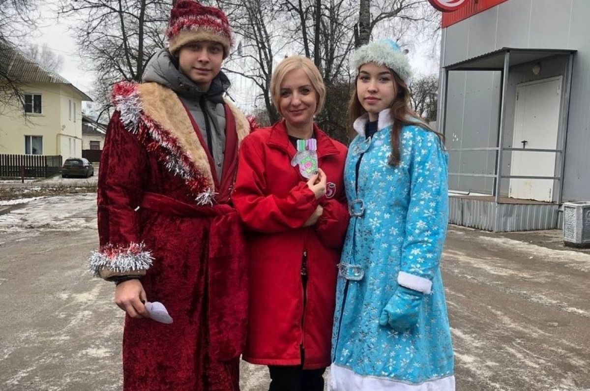 В Щекинском районе школьники участвуют в акции «Российский детский Дед Мороз»