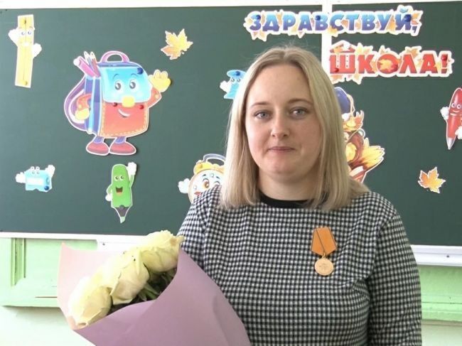 Учитель из Чернского района награждена медалью «За спасение погибавших»