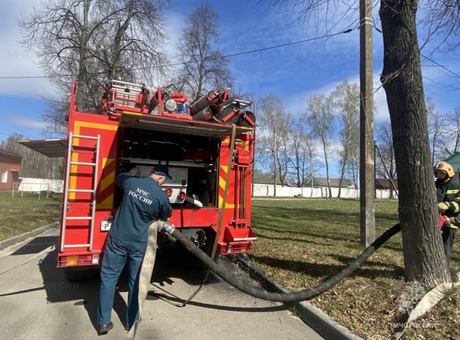 В Суворовской больнице провели пожарно-тактические учения