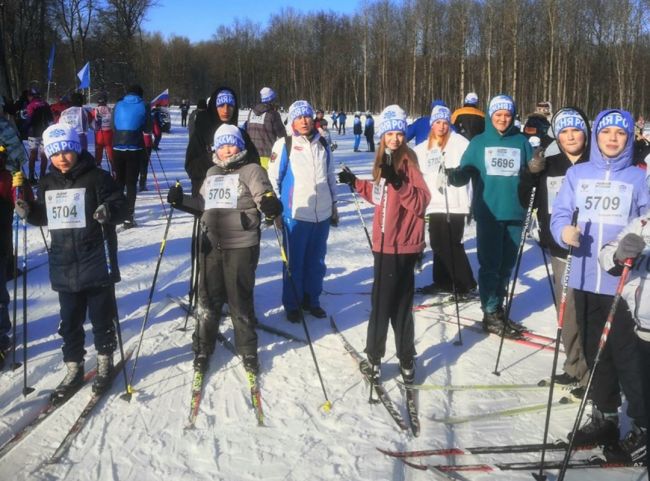 Суворовские спортсмены приняли участие во Всероссийской массовой гонке «Лыжня России»