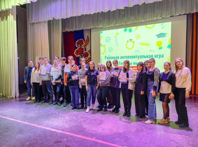 Суворовские школьники приняли участие в интеллектуальной игре «Гиганты мысли»