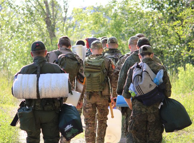 В Туле пошли учебно-тренировочные сборы казачьей молодежи