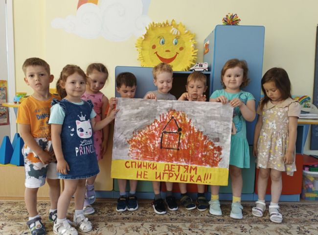 Суворовским дошкольникам рассказали о правилах поведения с огнем