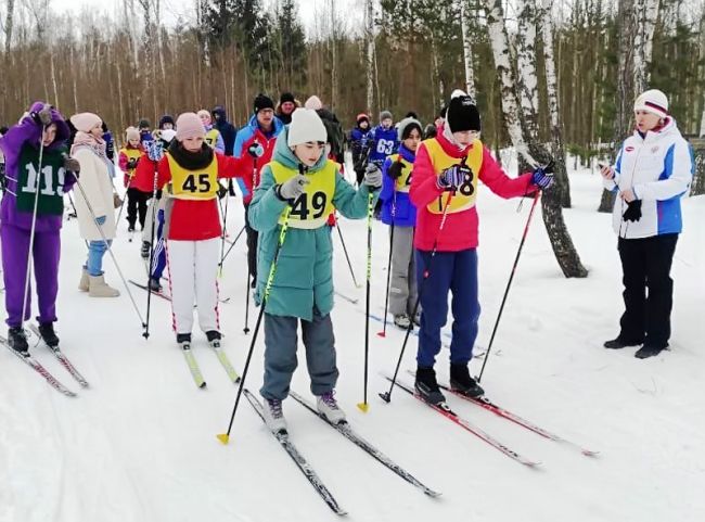 В Суворовском районе прошли соревнования по лыжным гонкам