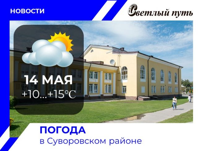 Во вторник в Суворове осадков не ожидается