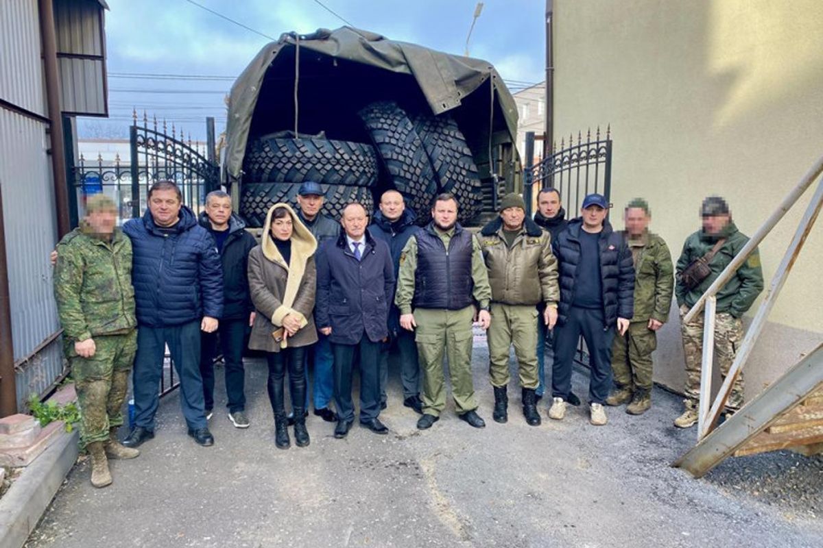 Никита Чусов принял участие в отправке гуманитарного груза для военнослужащих