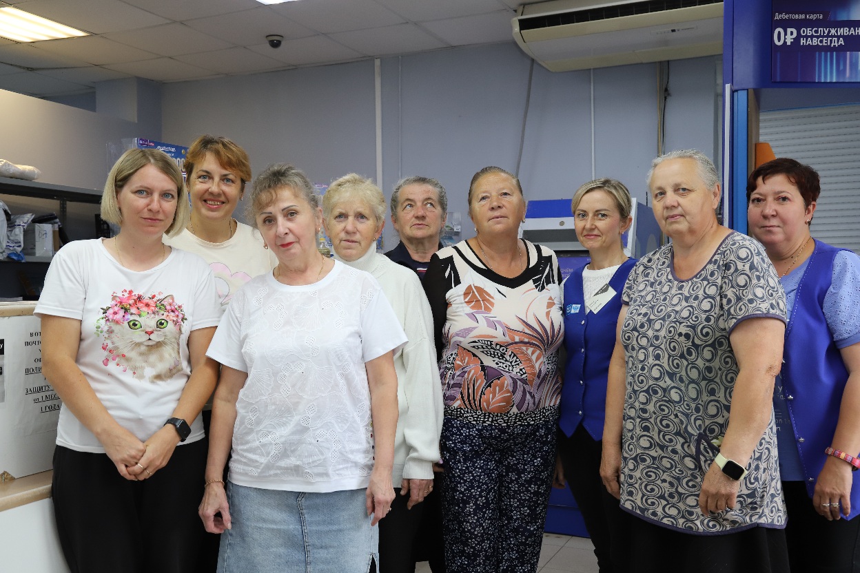 Самое большое отделение ОПС Суворов 301430: Сплочённый и дружный коллектив