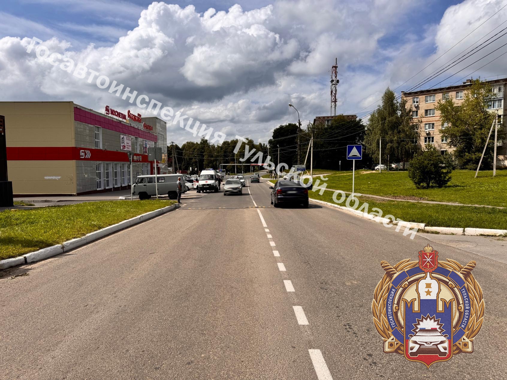 В Суворове мотоциклист столкнулся с автомобилем