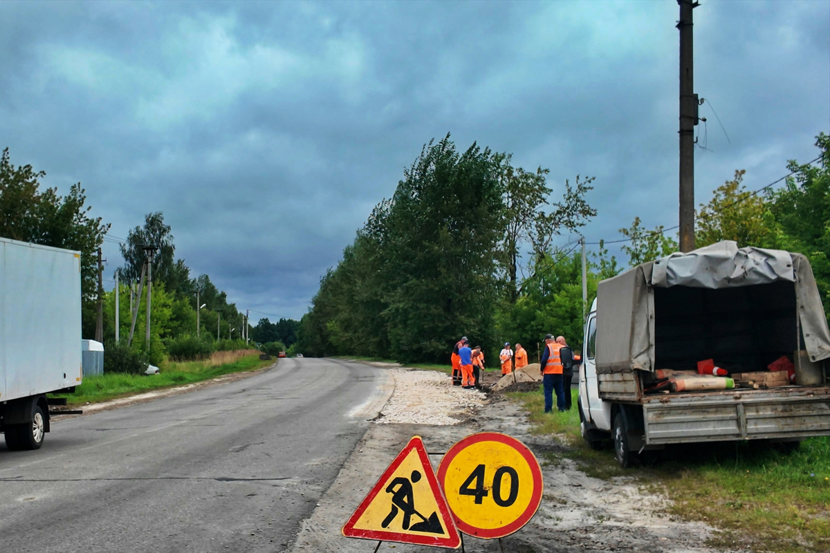 В Суворове продолжаются дорожные работы