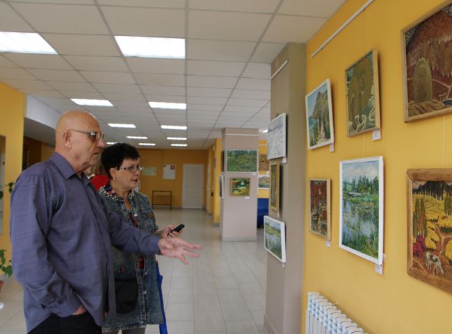 В Чекалине прошло открытие художественной выставки «Приокские просторы»