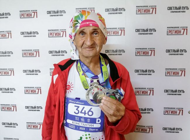 Суворовские спортсмены приняли участие в Калужском Космическом марафоне