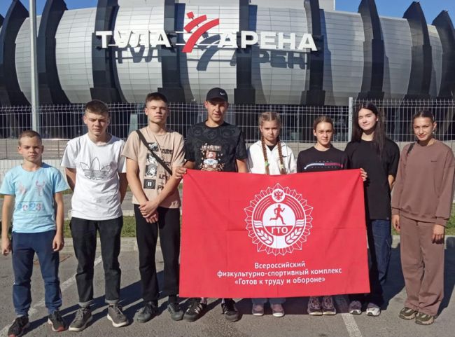 Юная суворовская спортсменка принимает участие во Всероссийском фестивале ГТО