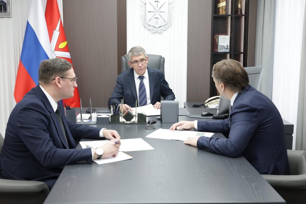 Дмитрий Миляев обсудил с председателем совета директоров группы компаний «АГРОЭКО» Владимиром Масловым итоги работы и перспективы развития компании