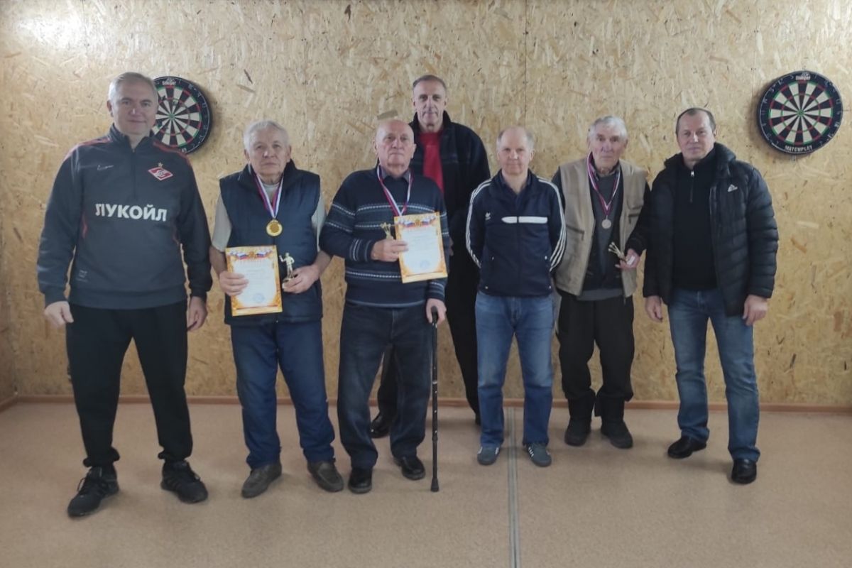 В клубе-ангаре «Патриот» в Сельхозтехнике прошёл турнир по дартсу