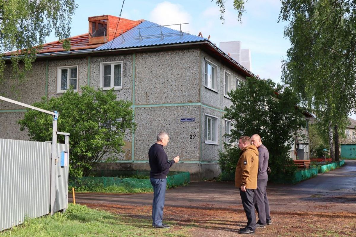 В районе стараются ремонтировать муниципальное имущество и многоквартирные дома