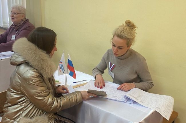 В Тульской области на выборах Президента голосуют жители Донбасса