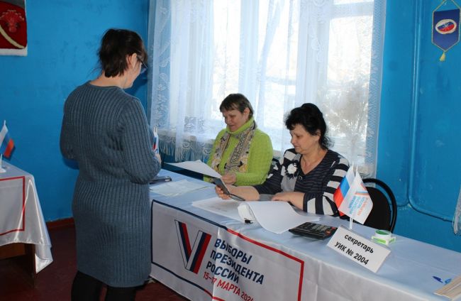В Большом Огареве с явкой уже более  30% продолжаются выборы