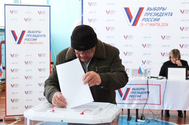 88% проголосовавших теплоогаревцев выбрали действующего президента России  Владимира Путина