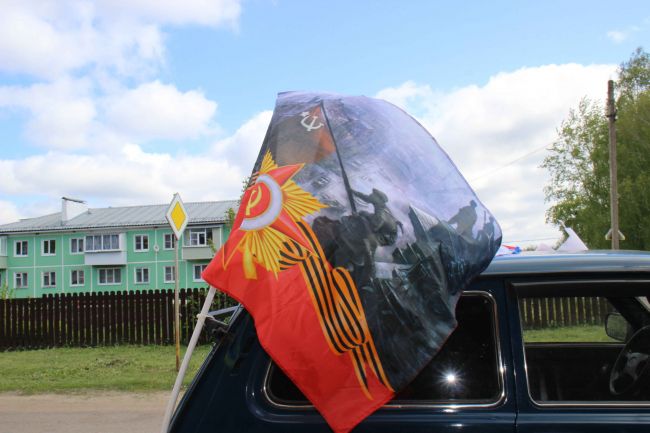 Патриотический автопробег посвятили жители Каменского района Дню Победы